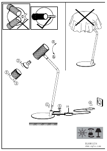 Mode d’emploi Eglo 901154 Lampe