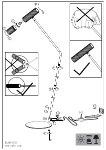 Návod Eglo 901155 Svietidlo