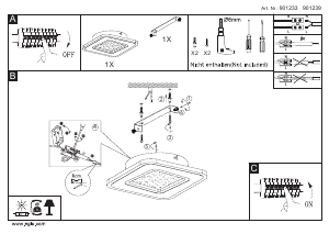 Mode d’emploi Eglo 901233 Lampe