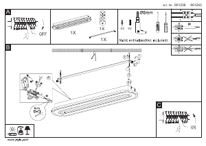 Brugsanvisning Eglo 901236 Lampe