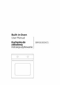 Manual BEKO BIM 36300 XCS Oven