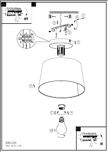 Kullanım kılavuzu Eglo 901259 Lamba