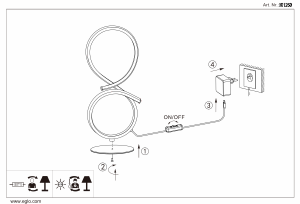 Návod Eglo 901269 Svietidlo