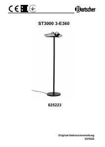 Handleiding Bartscher ST3000 3-E360 Terrasverwarmer