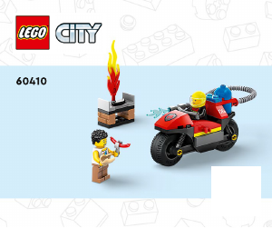 Manual Lego set 60410 City Fire rescue motorcycle