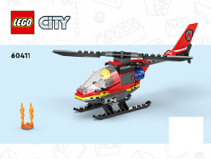 Manual Lego set 60411 City Fire rescue helicopter