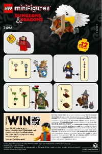 说明书 乐高 set 71047 人仔抽抽 Dungeons & Dragons 系列