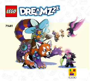 Mode d’emploi Lego set 71481 DREAMZzz Les animaux des rêves d’Izzie