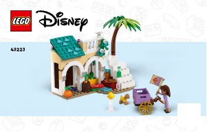 Manual Lego set 43223 Disney Asha in the city of Rosas