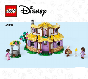 Manual Lego set 43231 Disney Ashas cottage