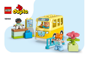 Kullanım kılavuzu Lego set 10988 Duplo Otobüs Yolculuğu