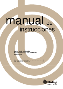 Manual Balay 3CGB462BQ Fogão