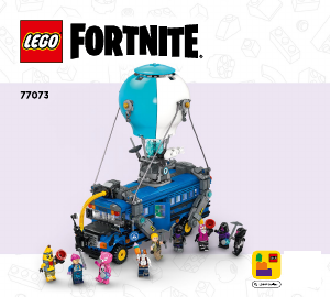 Manuale Lego set 77073 Fortnite Bus della battaglia