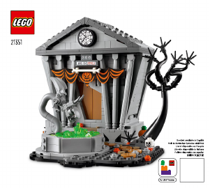 Manual de uso Lego set 21351 Ideas Disney Tim Burton: Pesadilla antes de Navidad