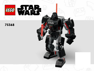 Manual Lego set 75368 Star Wars Darth Vader mech