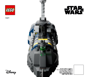 Mode d’emploi Lego set 75377 Star Wars La Main Invisible