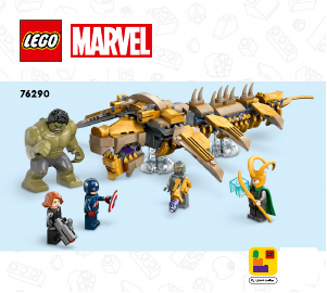 Bedienungsanleitung Lego set 76290 Super Heroes Avengers vs. Leviathan