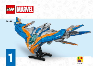 Bedienungsanleitung Lego set 76286 Super Heroes Guardians of the Galaxy: Die Milano