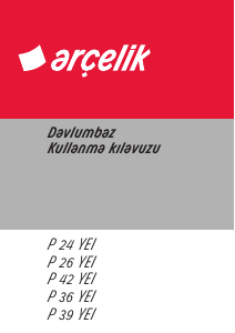 Kullanım kılavuzu Arçelik P 24 YEI Davlumbaz