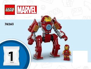 Mode d’emploi Lego set 76263 Super Heroes La Hulkbuster d’Iron Man contre Thanos