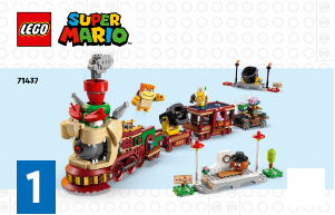 Handleiding Lego set 71437 Super Mario De Bowser Exprestrein