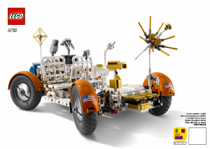 Bruksanvisning Lego set 42182 Technic NASA Apollo Lunar Roving Vehicle (LRV)