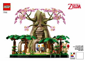 Bruksanvisning Lego set 77092 The Legend of Zelda Great Deku Tree 2-i-1