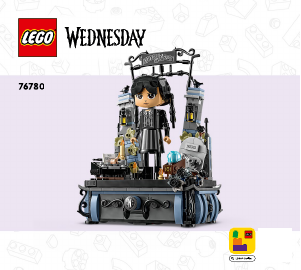 Bruksanvisning Lego set 76780 Wednesday Figur av Wednesday Addams