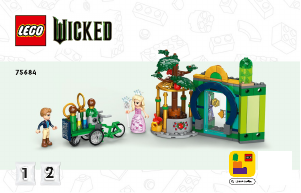 Bruksanvisning Lego set 75684 Wicked Velkommen til Emerald City