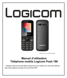 Mode d’emploi Logicom Le Posh 186 Téléphone portable