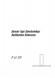 Kullanım kılavuzu Arçelik P 37 SYI Davlumbaz