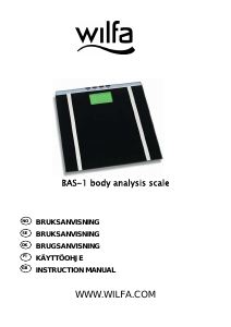 Manual Wilfa BAS-1 Scale
