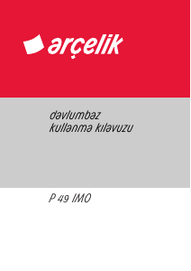 Kullanım kılavuzu Arçelik P 49 IMO Davlumbaz