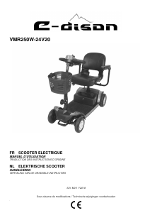 Handleiding E-dison VMR250W-24V20 Scootmobiel