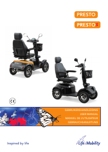 Manual Life & Mobility Presto Mobility Scooter