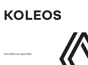 Priročnik Renault Koleos (2023)