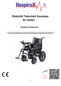 Manual Respirox BS-ES6001 Electric Wheelchair