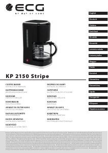 Manual ECG KP 2150 Stripe Coffee Machine