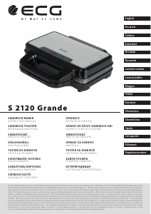 Handleiding ECG S 2120 Grande Contactgrill