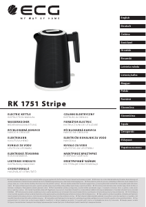 Manual ECG RK 1751 Stripe Kettle