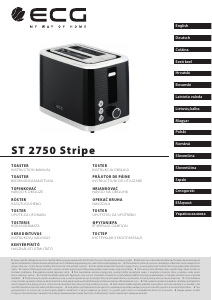 Manual ECG ST 2750 Stripe Toaster