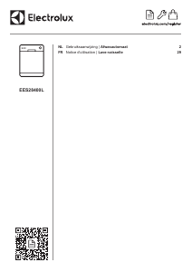 Mode d’emploi Electrolux EES28400L Lave-vaisselle