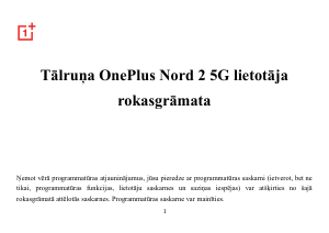 Rokasgrāmata 1+ Nord 2 5G Mobilais tālrunis