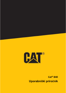 Priročnik CAT B40 Mobilni telefon