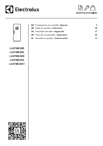 Наръчник Electrolux LUS7ME28X Фризер