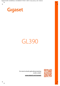 Handleiding Gigaset GL390 Mobiele telefoon