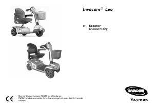 Bruksanvisning Invacare Leo Rörlighet skoter