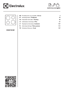 Rokasgrāmata Electrolux EIS87453IZ Plīts virsma