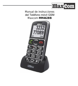 Manual de uso Maxcom MM462BB Teléfono móvil