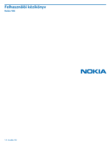 Használati útmutató Nokia 106 Mobiltelefon
